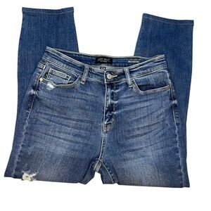 Judy Blue Relaxed Fit Distressed Jeans Size 7/ 28